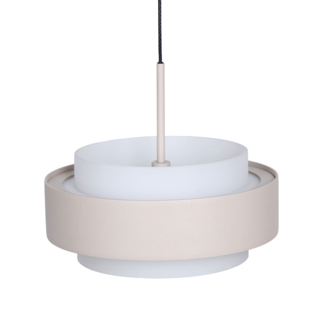 Ronde 3 Lichts Katrol Hanglamp Zand Beige Puleggia Dim To Warm 33