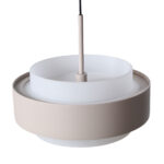 Ronde 3 Lichts Katrol Hanglamp Zand Beige Puleggia Dim To Warm 34
