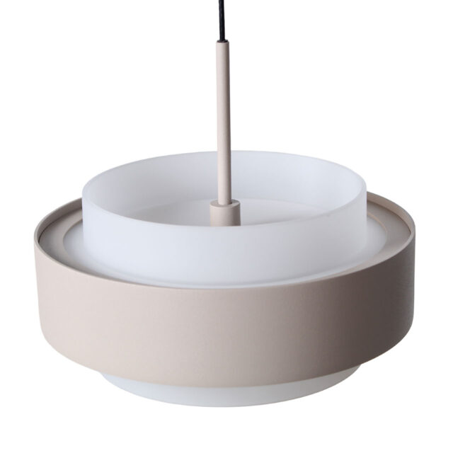 Ronde 3 Lichts Katrol Hanglamp Zand Beige Puleggia Dim To Warm 34