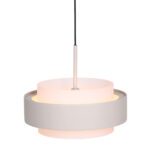 Verstelbare Zand Beige Hanglamp Puleggia 5 Lichts Dim To Warm Katrolsysteem 12