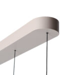 Verstelbare Zand Beige Hanglamp Puleggia 5 Lichts Dim To Warm Katrolsysteem 16