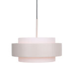 Verstelbare Zand Beige Hanglamp Puleggia 5 Lichts Dim To Warm Katrolsysteem 33