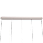 Verstelbare Zand Beige Hanglamp Puleggia 5 Lichts Dim To Warm Katrolsysteem 36
