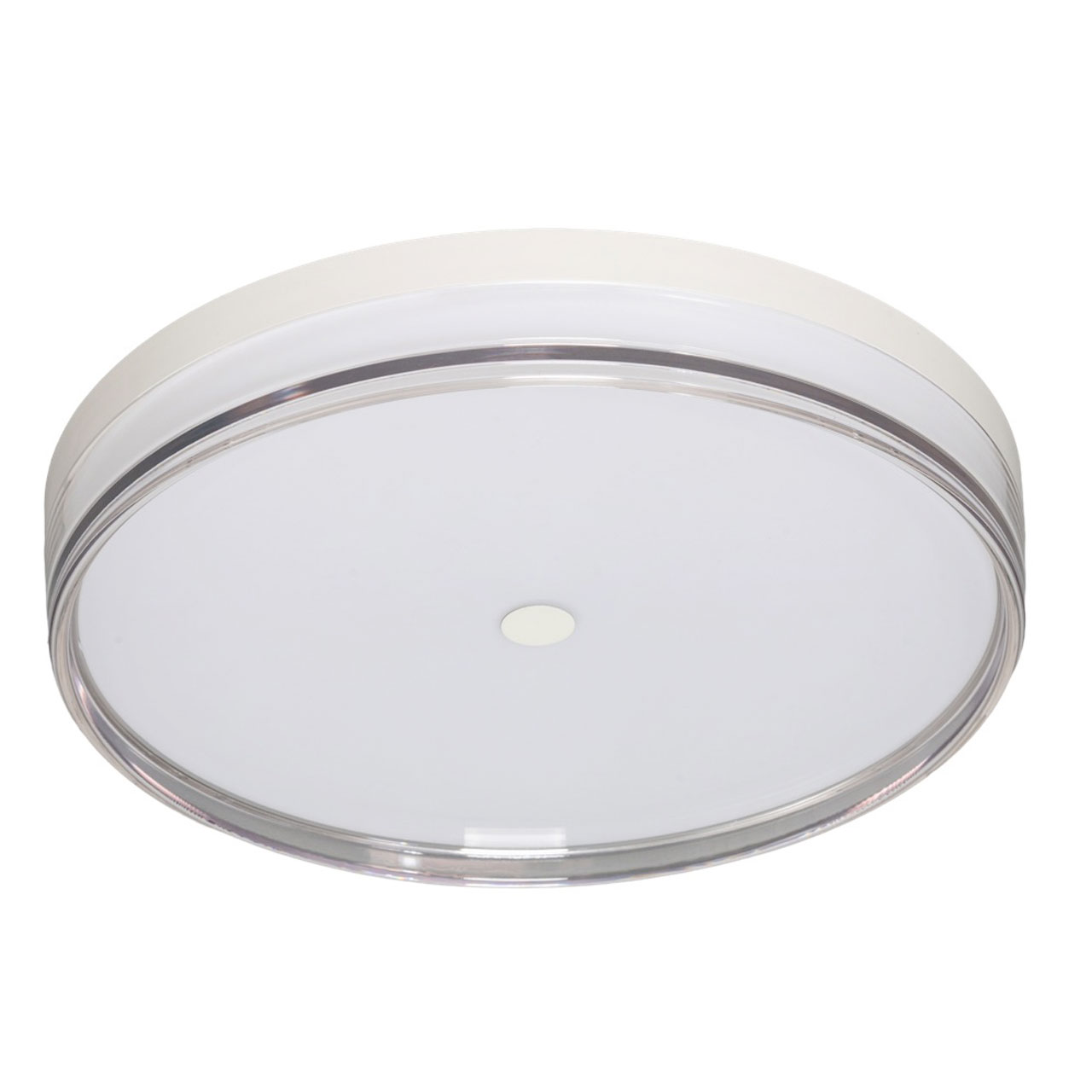 Plafondlamp Jill | Badkamerlamp met geïntegreerde LED en drie standen | Wit | Ø 40 cm afbeelding