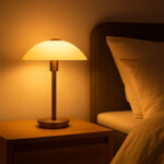 Touch Tafellamp Brons Dimbaar Opaal Glas Modern Design 2