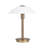 Touch Tafellamp Brons Dimbaar Opaal Glas Modern Design 4