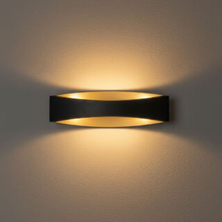 Medusa Wandlamp Small Zwart Goud Luxe En Sfeervol Design