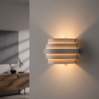 Wandlamp Scudo Zand Beige 20 Cm Natuurlijke Wandlamp Met Warme Uitstraling