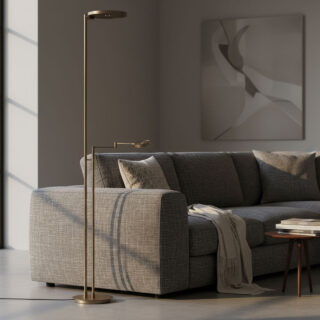 Vienna Vloerlamp Brons Design Met Warme Sfeer