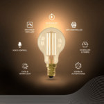 Calex Smart Full Glass Led Lamp Goud E14 Fitting Dimbaar Sfeerlicht Voice Control