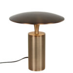 Luxe tafellamp in geborsteld brons – modern & tijdloos