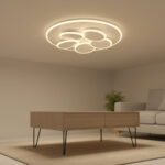 Plafonniere | Mandala | 49 cm | SMD | design | wit - Afbeelding 2