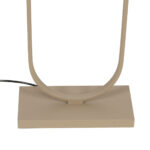 Beige vloerlamp Verona met ovale velvet kap Coffee on Gold 50 cm – 162 cm hoog - Afbeelding 11