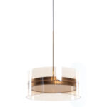 Hanglamp Mini Enzo 6-lichts met amber glas – bronzen pendels – 130 cm – dimbaar – 6480 lumen - Afbeelding 16